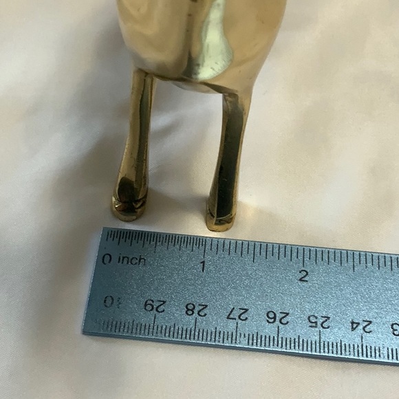 Vintage Solid Brass Ram Decor - Picture 9 of 9